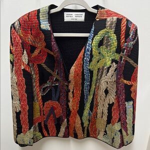 Colorful Rope Patterned Jacket